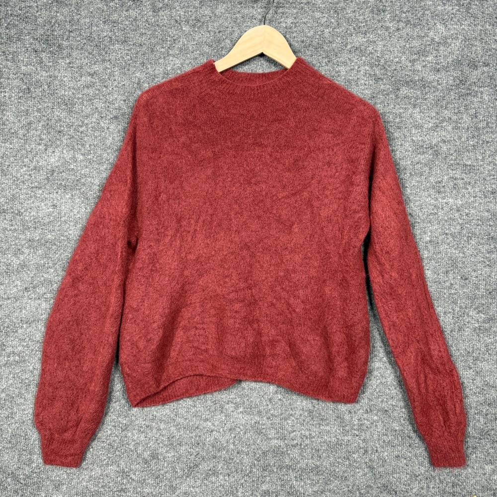 Cozy Red Crew Neck Sweater